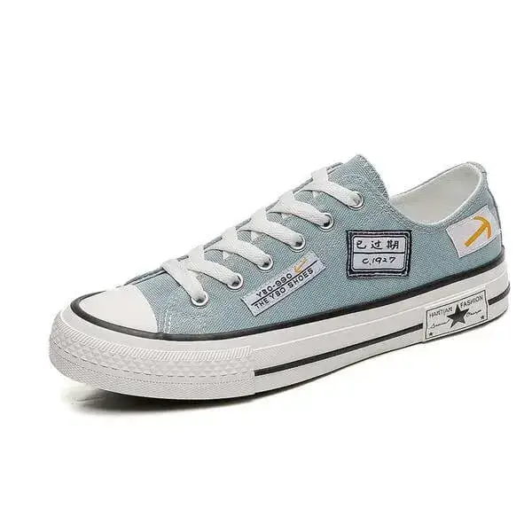 Womens Candy Color Sneakers | UV-Resistant Low-Top Lace-Up Shoes in White, Aqua, Black, Top White, Top Aqua, Top Black