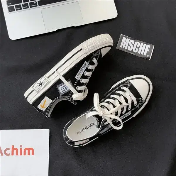 Womens Candy Color Sneakers | UV-Resistant Low-Top Lace-Up Shoes in White, Aqua, Black, Top White, Top Aqua, Top Black
