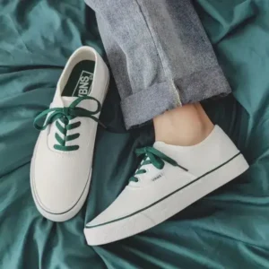 Halvecado Fashion Solid Color Breathable Canvas Shoes