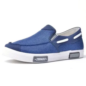 Halvecado Men Casual Color Block Flat Shoes