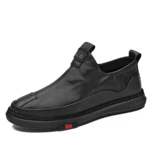 Halvecado Men Fashion Non-Slip Pu Shoes