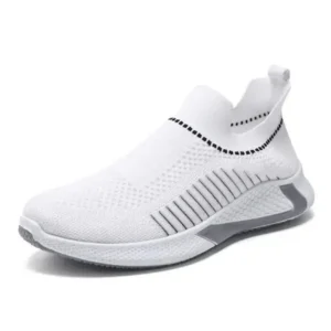 Halvecado Men Fashion Summer Flyknit Breathable Sneakers