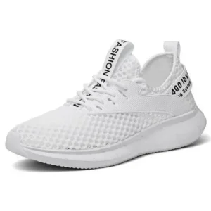 Halvecado Men Fashion Mesh Hollow Breathable Sneakers