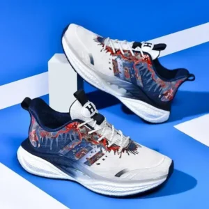 Halvecado Men'S Fashion Shock-Absorbing Breathable Running Sneakers