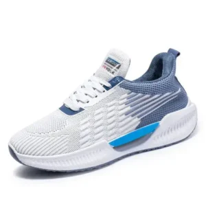 Halvecado Men'S Fashion Hollow Color Matching Breathable Running Sneakers