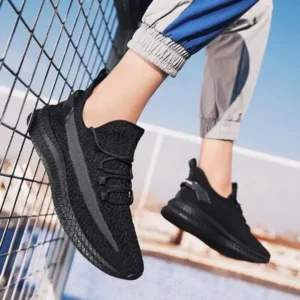 Halvecado Men Casual Lightweight Breathable Mesh Sneakers